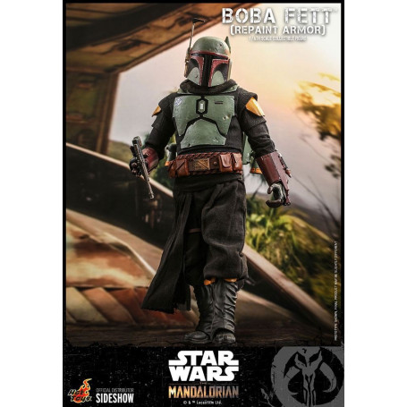 Hot Toys Star Wars The Mandalorian - Boba Fett (Armadura repintada) 1/6 Obra maestra de la película