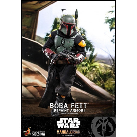 Hot Toys Star Wars The Mandalorian - Boba Fett (Armadura repintada) 1/6 Obra maestra de la película