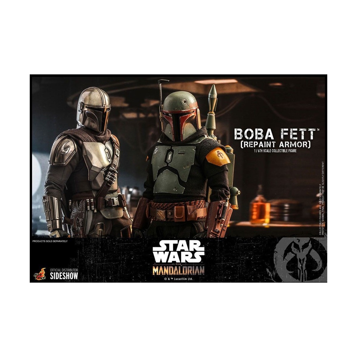 Hot Toys Star Wars The Mandalorian - Boba Fett (Armadura repintada) 1/6 Obra maestra de la película