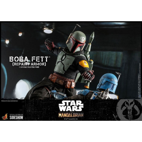 Hot Toys Star Wars The Mandalorian - Boba Fett (Armadura repintada) 1/6 Obra maestra de la película