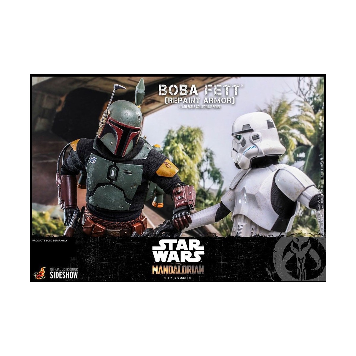 Hot Toys Star Wars The Mandalorian - Boba Fett (Armadura repintada) 1/6 Obra maestra de la película