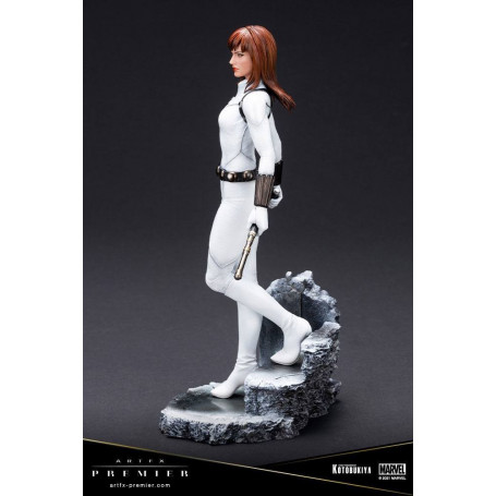 Kotobukiya Marvel Universe - Black Widow White Costume Limited Edition - ARTFX Premier 1/10