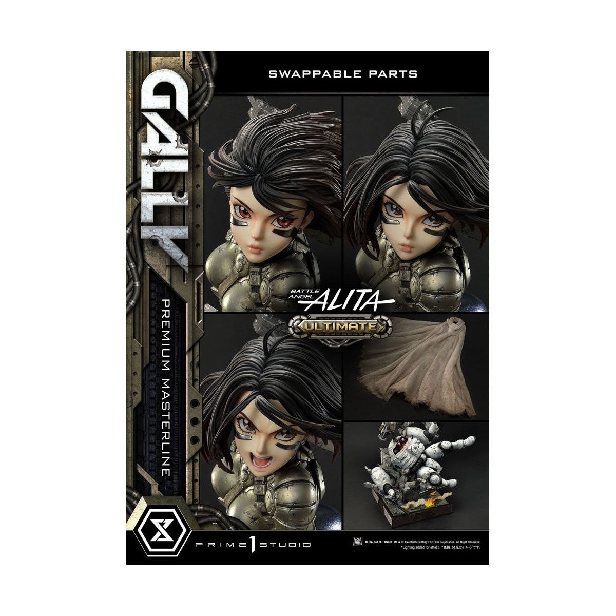 Prime 1 Studio - Gally Ultimate Version - Alita: Battle Angel estatuilla 1/4