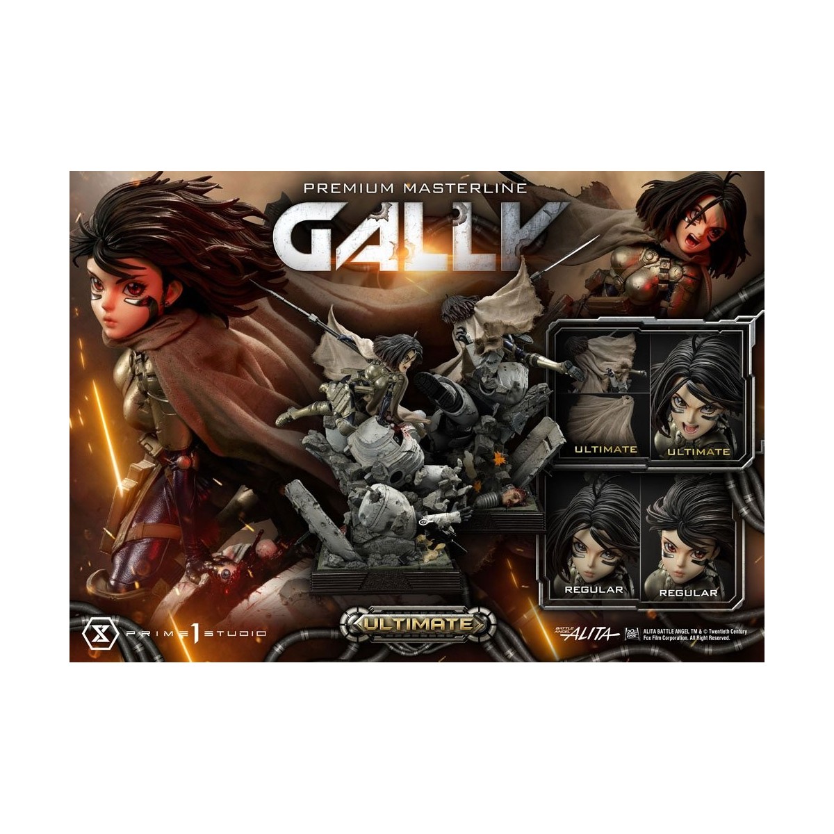 Prime 1 Studio - Gally Ultimate Version - Alita: Battle Angel estatuilla 1/4