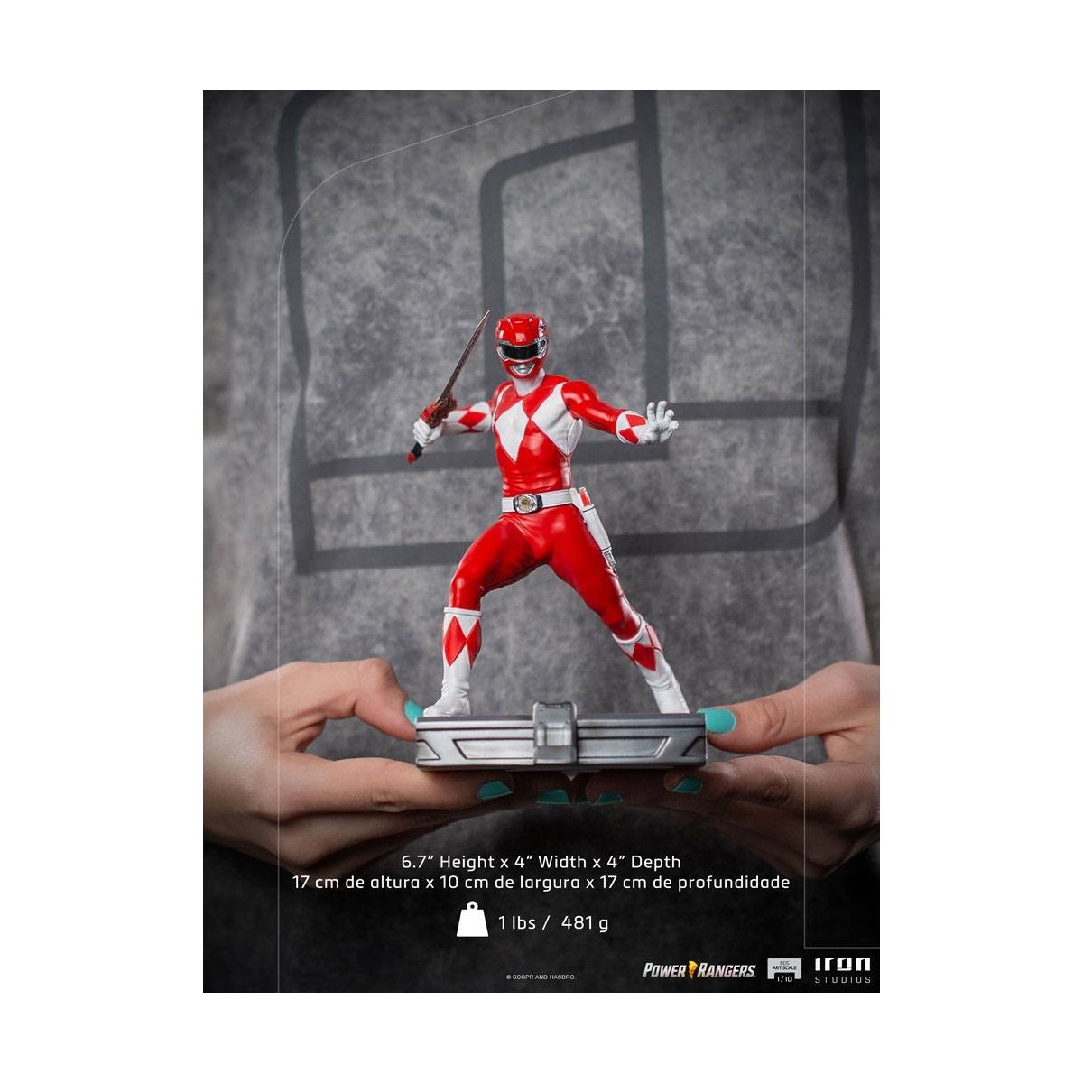 Iron Studios - Ranger Rojo - Power Rangers BDSArt Escala 1/10