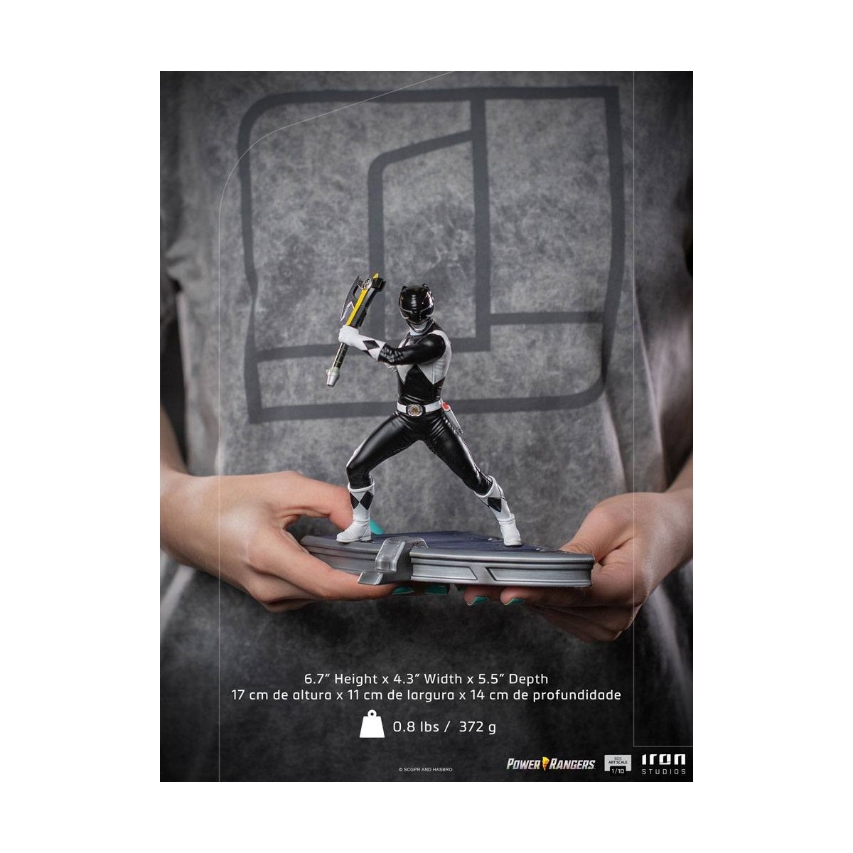 Iron Studios - Ranger Negro - Power Rangers BDSArt Escala 1/10