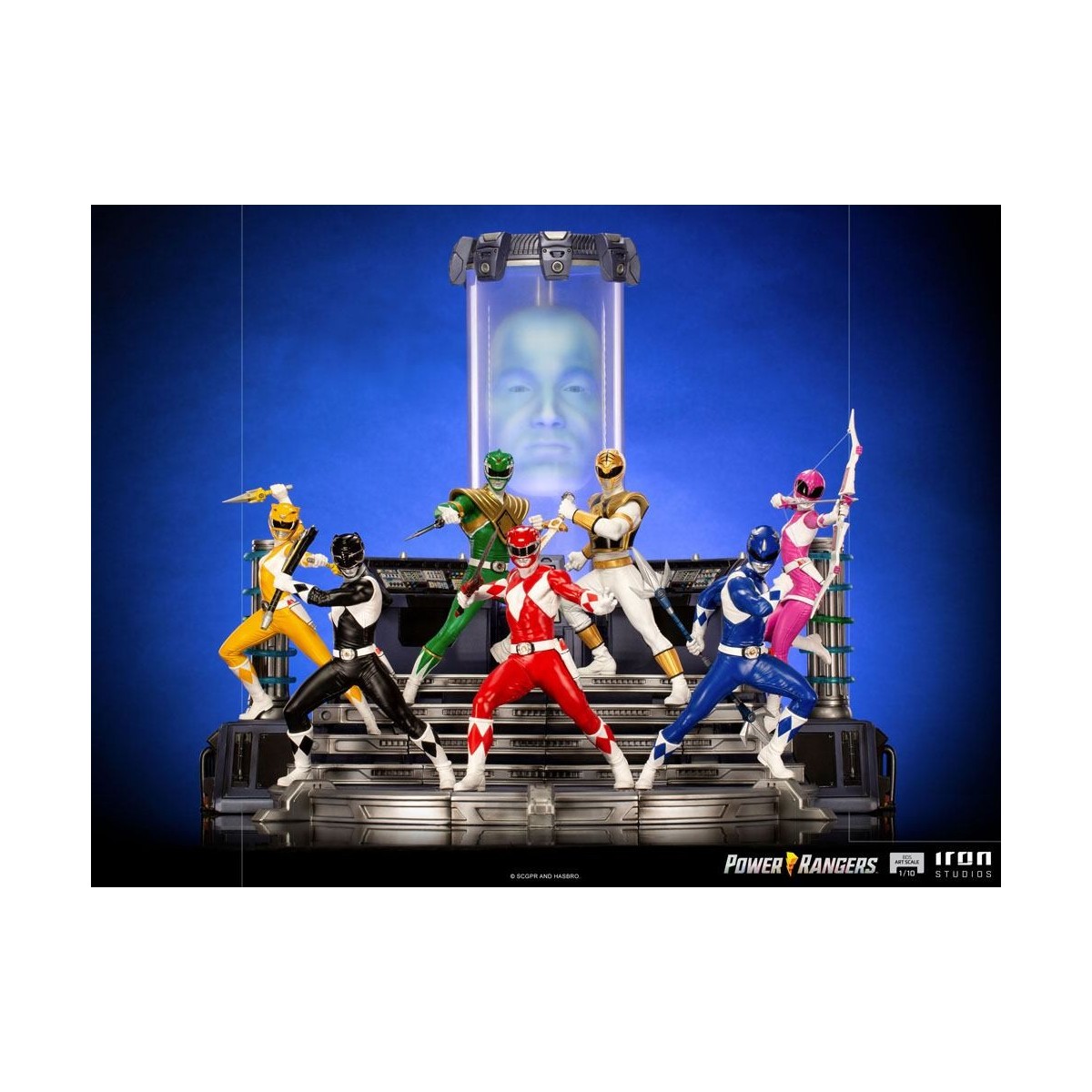 Iron Studios - Ranger Azul - Power Rangers BDSArt Escala 1/10