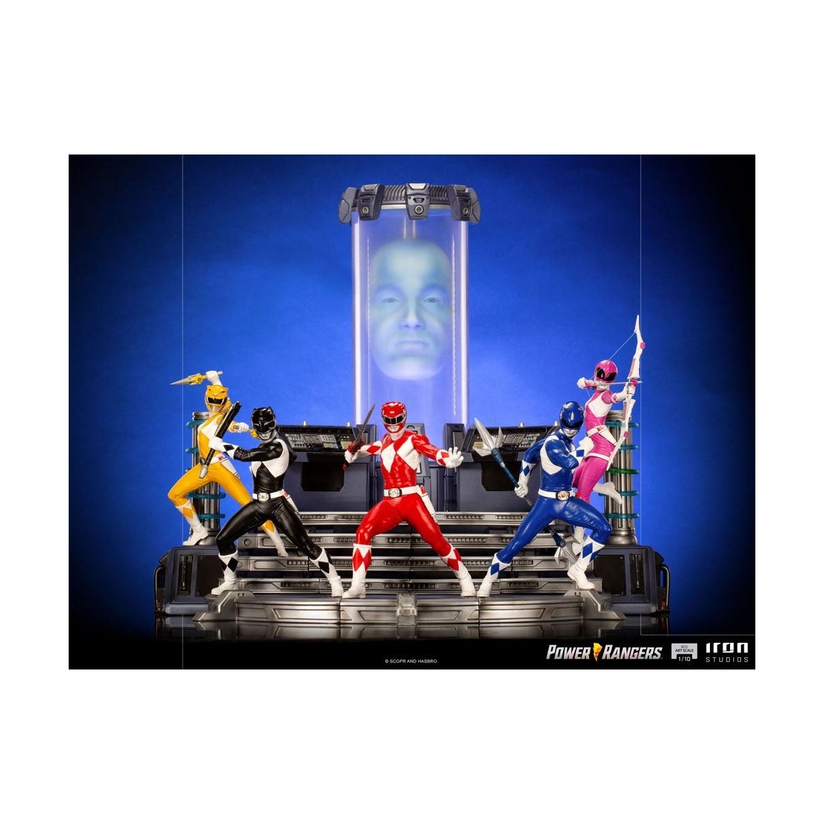 Iron Studios - Ranger Azul - Power Rangers BDSArt Escala 1/10