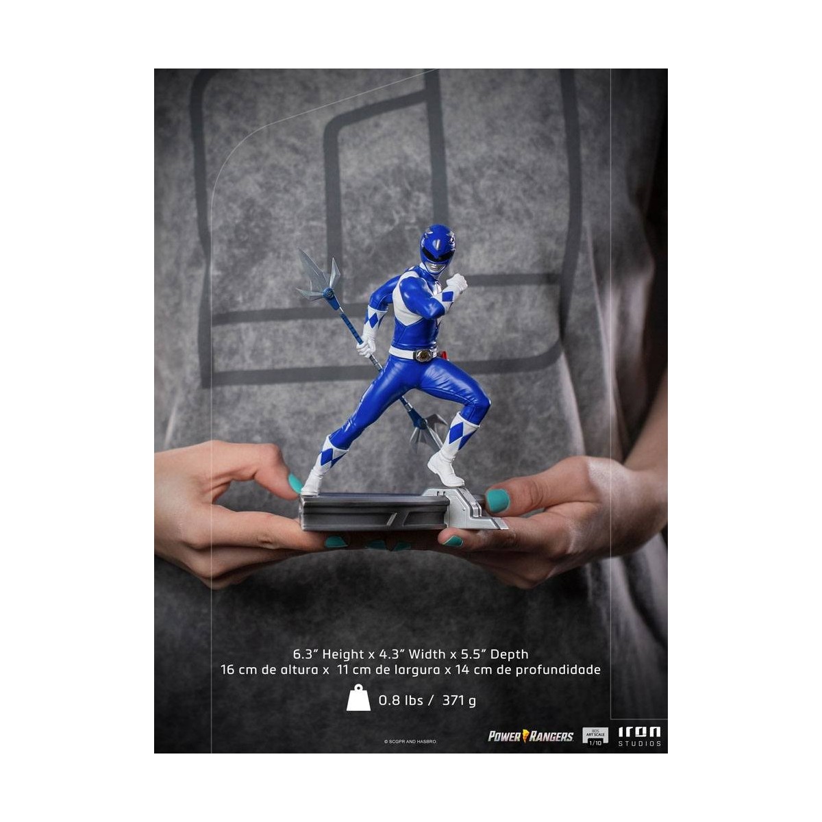 Iron Studios - Ranger Azul - Power Rangers BDSArt Escala 1/10