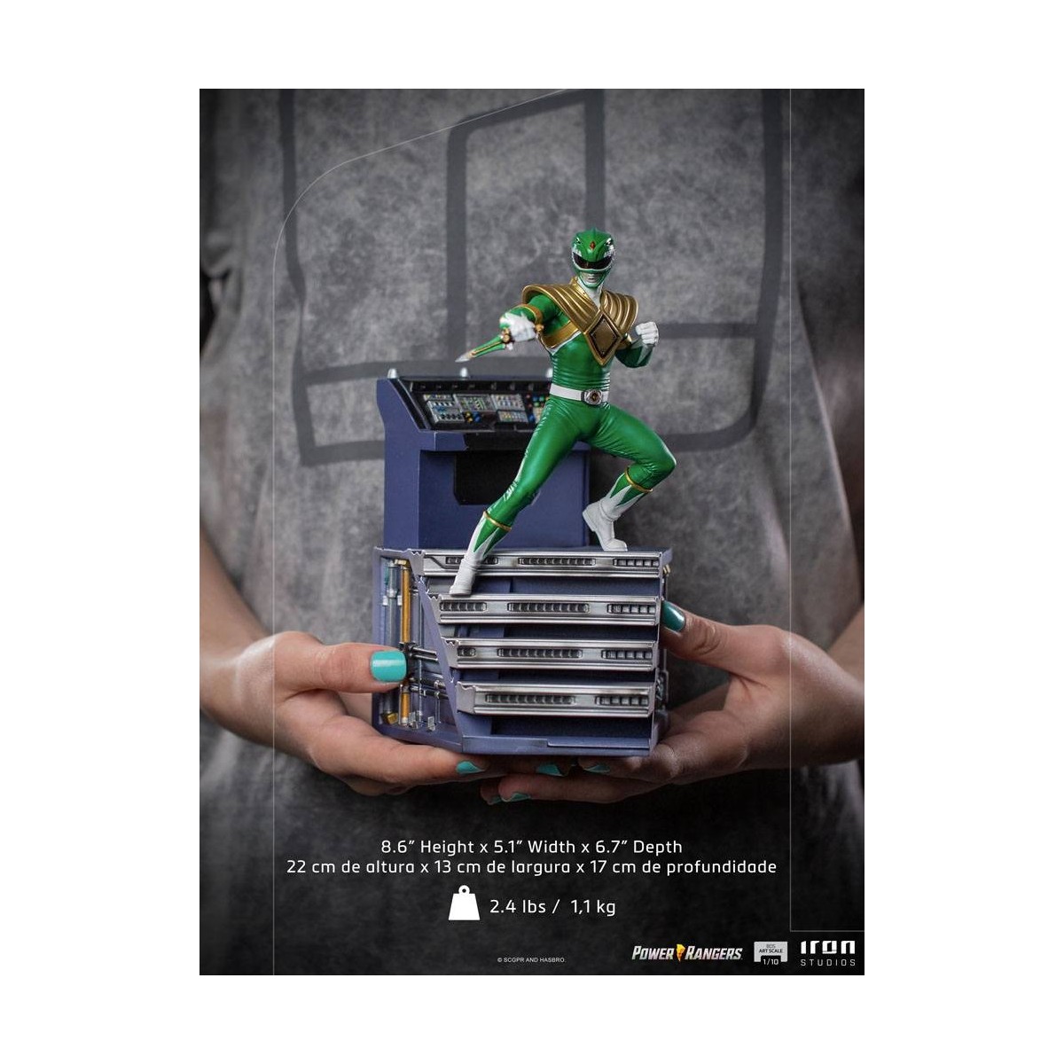Iron Studios - Ranger Verde - Power Rangers BDSArt Escala 1/10