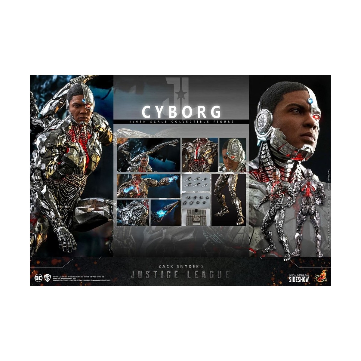 Hot Toys - Liga de la Justicia de Zack Snyder - CYBORG