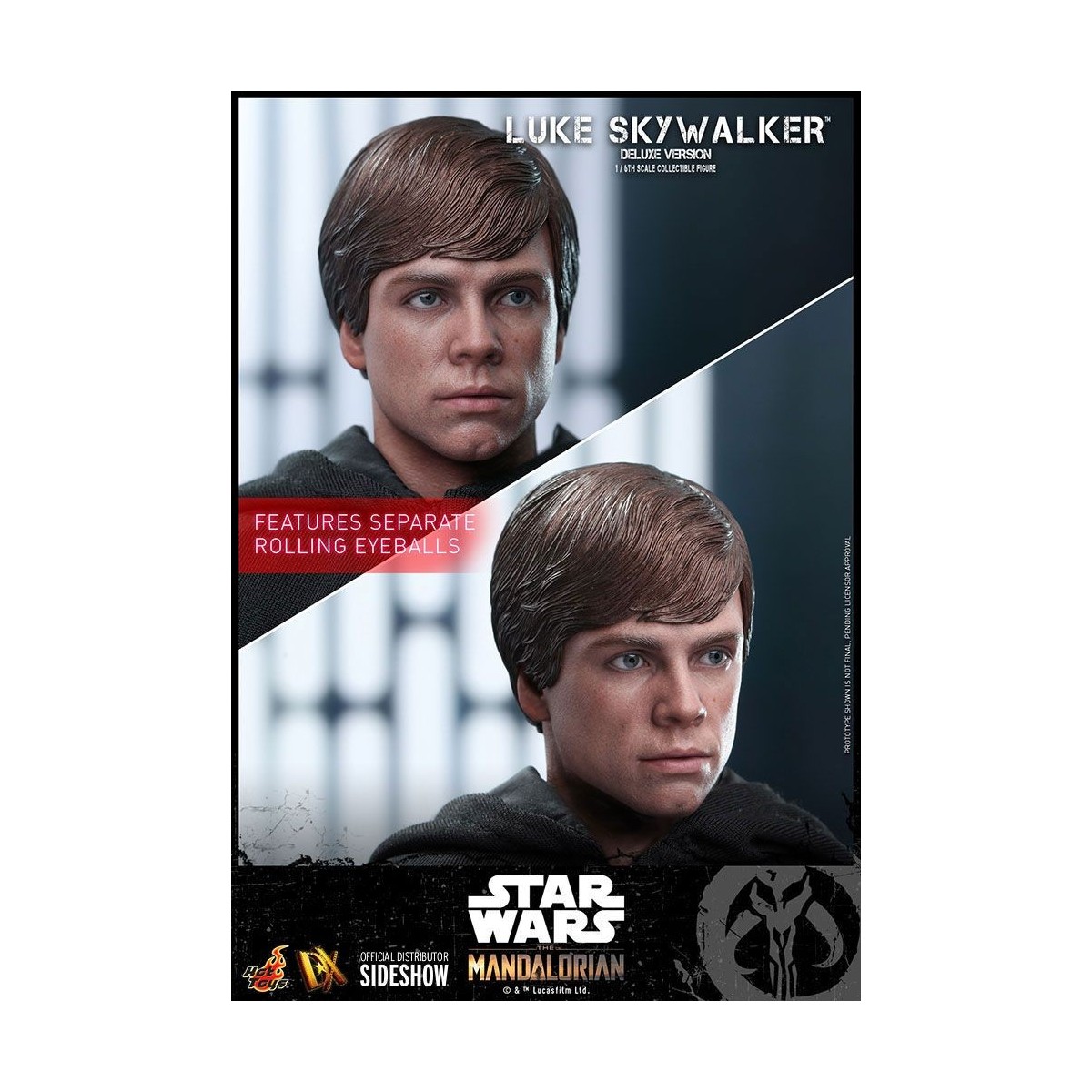 Hot Toys Star Wars The Mandalorian - Luke Skywalker Deluxe Version 1/6 Movie Masterpiece