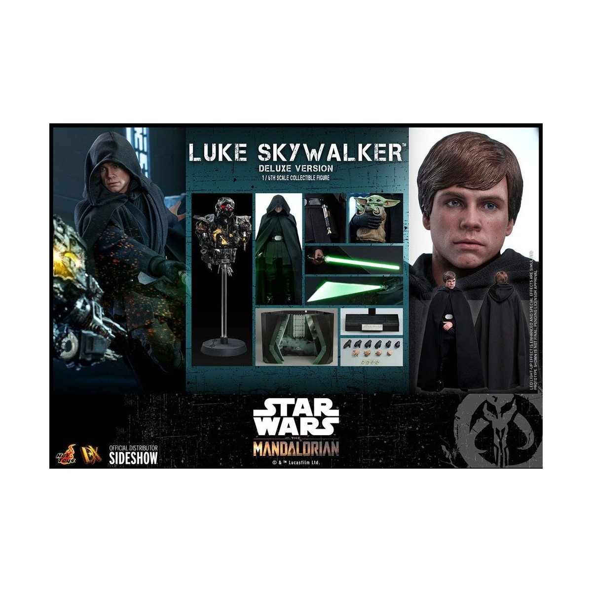 Hot Toys Star Wars The Mandalorian - Luke Skywalker Deluxe Version 1/6 Movie Masterpiece
