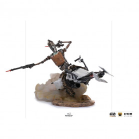 IRON STUDIOS - The Mandalorian - IG-11 y Grogu BDS Art Scale 1/10 - Star Wars
