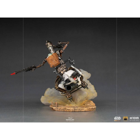 IRON STUDIOS - The Mandalorian - IG-11 y Grogu BDS Art Scale 1/10 - Star Wars