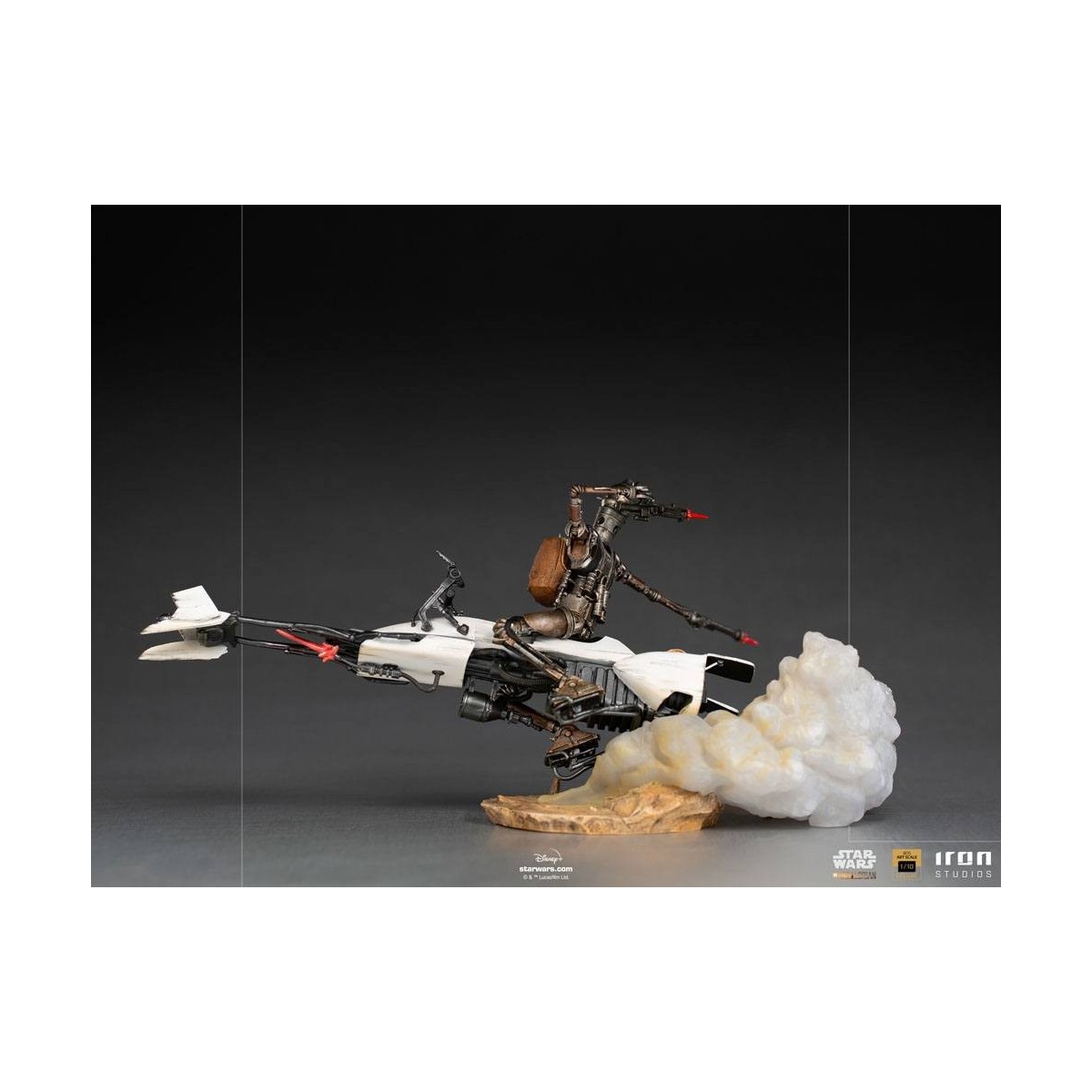 IRON STUDIOS - The Mandalorian - IG-11 y Grogu BDS Art Scale 1/10 - Star Wars