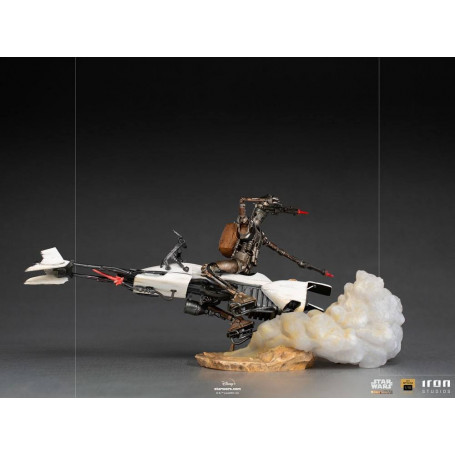 IRON STUDIOS - The Mandalorian - IG-11 y Grogu BDS Art Scale 1/10 - Star Wars