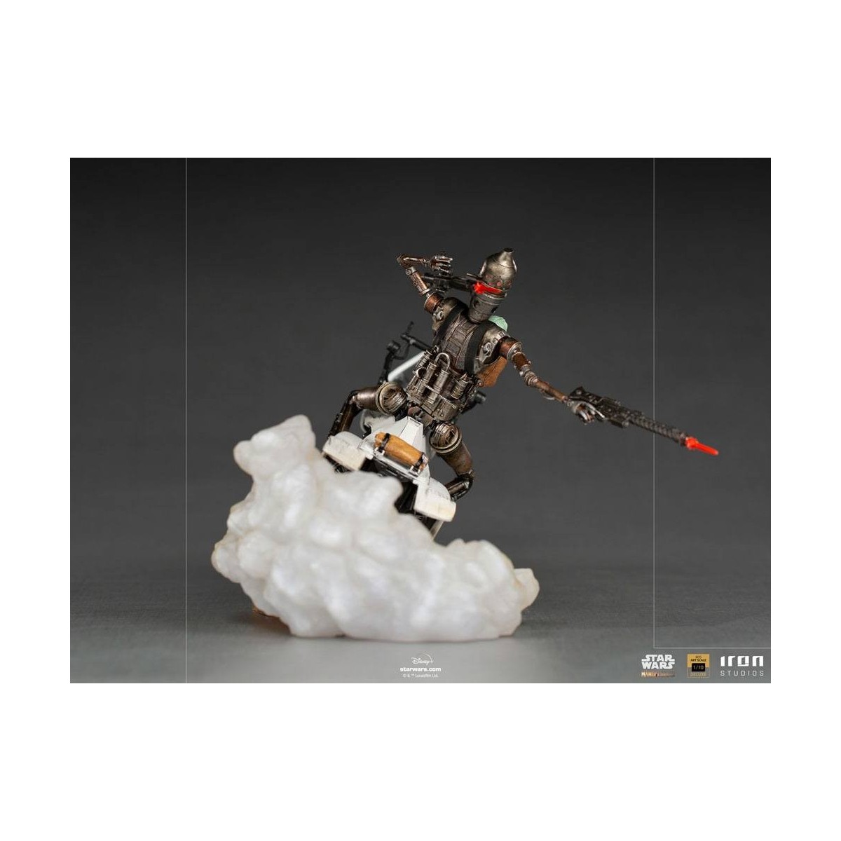 IRON STUDIOS - The Mandalorian - IG-11 y Grogu BDS Art Scale 1/10 - Star Wars