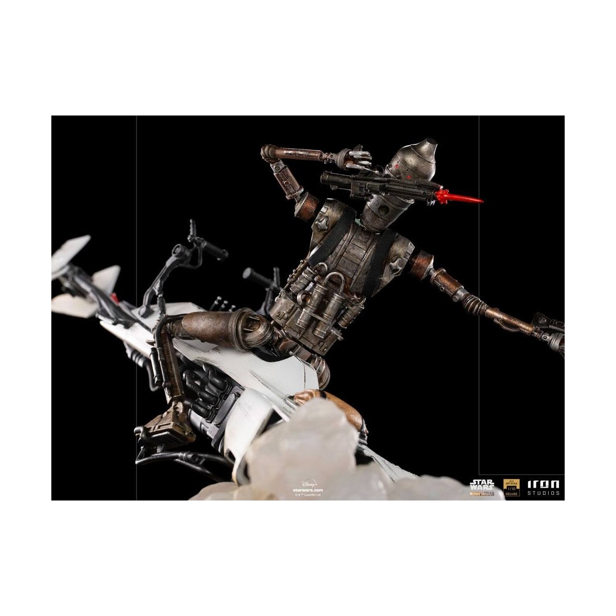 IRON STUDIOS - The Mandalorian - IG-11 y Grogu BDS Art Scale 1/10 - Star Wars