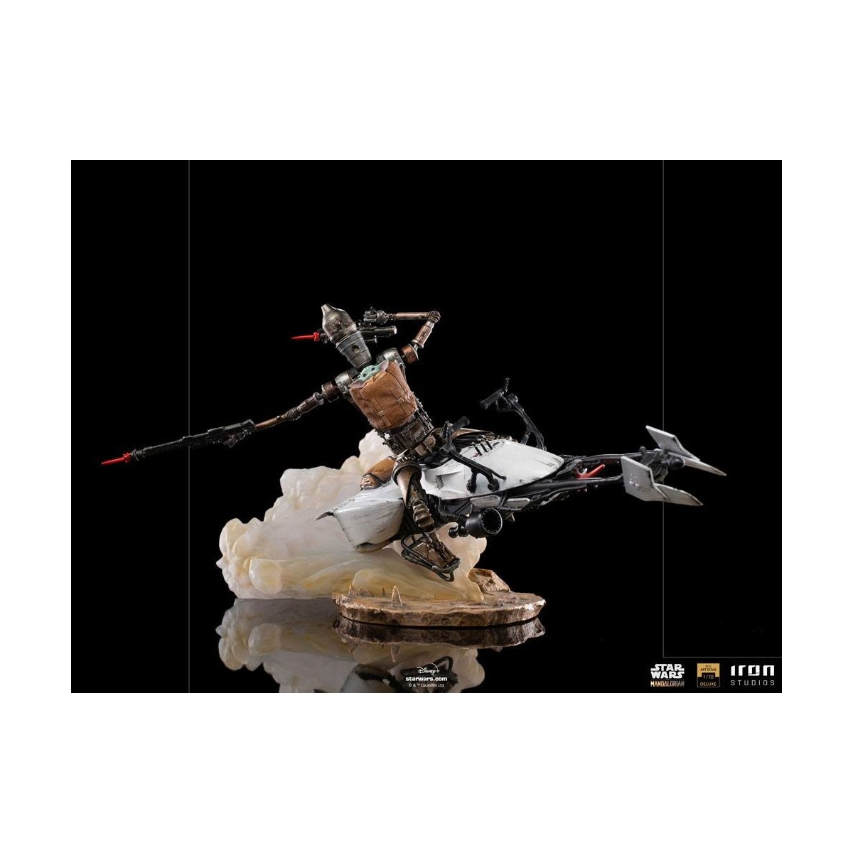 IRON STUDIOS - The Mandalorian - IG-11 y Grogu BDS Art Scale 1/10 - Star Wars