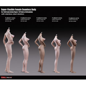 Phicen - TBLeague 1/6 Scale Female Super-Flexible Seamless Body - Cuerpo bronceado pequeño con copas medianas