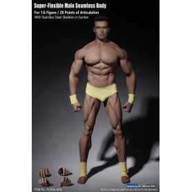 Phicen - TBLeague 1/6th Scale Super-Flexible Male Seamless Body - Very Tanned Body