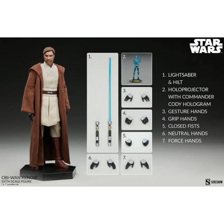 Hot Toys Star Wars - Obi-Wan Kenobi - The Clone Wars 1/6