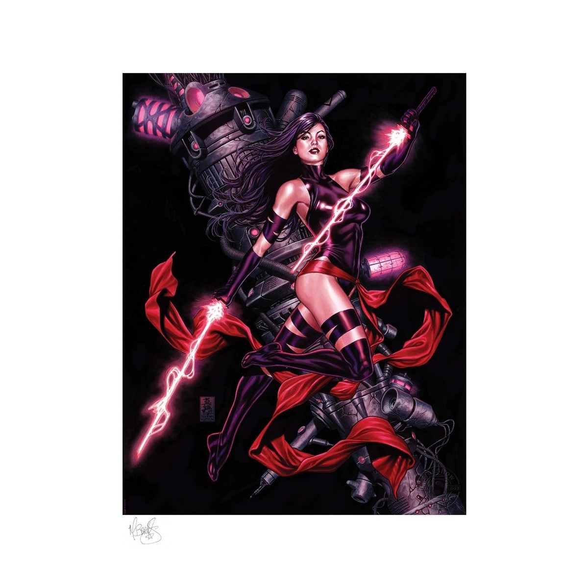 Impresión Marvel - Impresión artística X-Men - Psylocke por Mark Brooks - 46 x 61 cm - sin marco