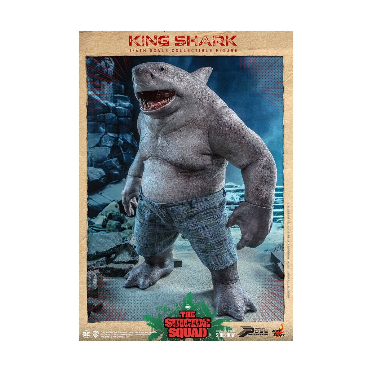Hot Toys - King Shark Power Pose 1/6 - Suicide Squad