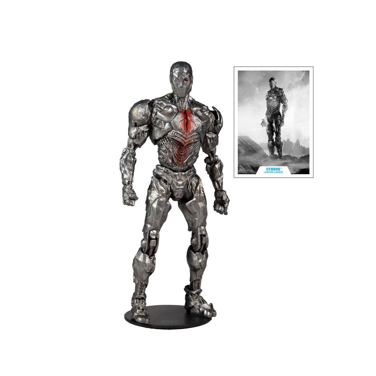 Mc Farlane DC Comics - Cyborg Versión Casco Liga de la Justicia El Corte de Snyder 1/12