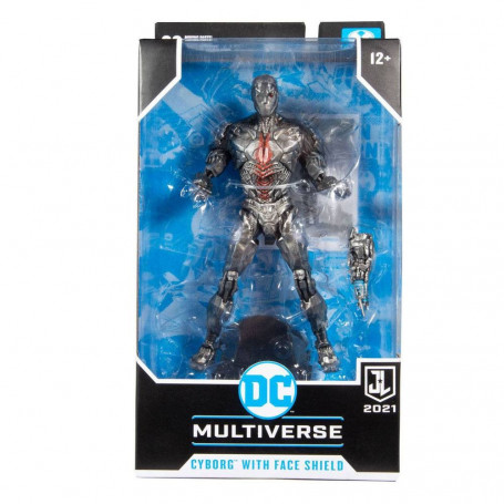 Mc Farlane DC Comics - Cyborg Versión Casco Liga de la Justicia El Corte de Snyder 1/12