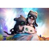 Estatuilla Sideshow Dragons 3 Arrow, Pirouette y Vifagile - El Mundo Oculto