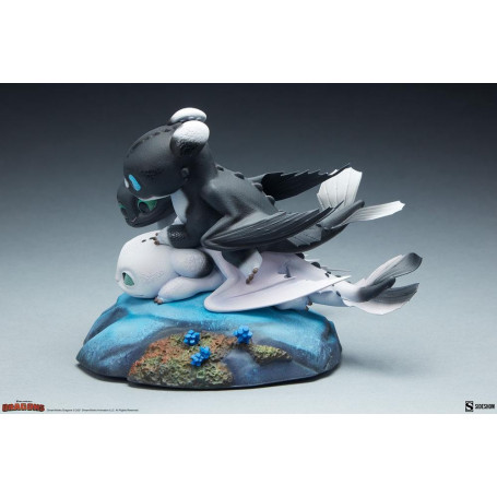 Estatuilla Sideshow Dragons 3 Arrow, Pirouette y Vifagile - El Mundo Oculto