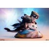 Estatuilla Sideshow Dragons 3 Arrow, Pirouette y Vifagile - El Mundo Oculto
