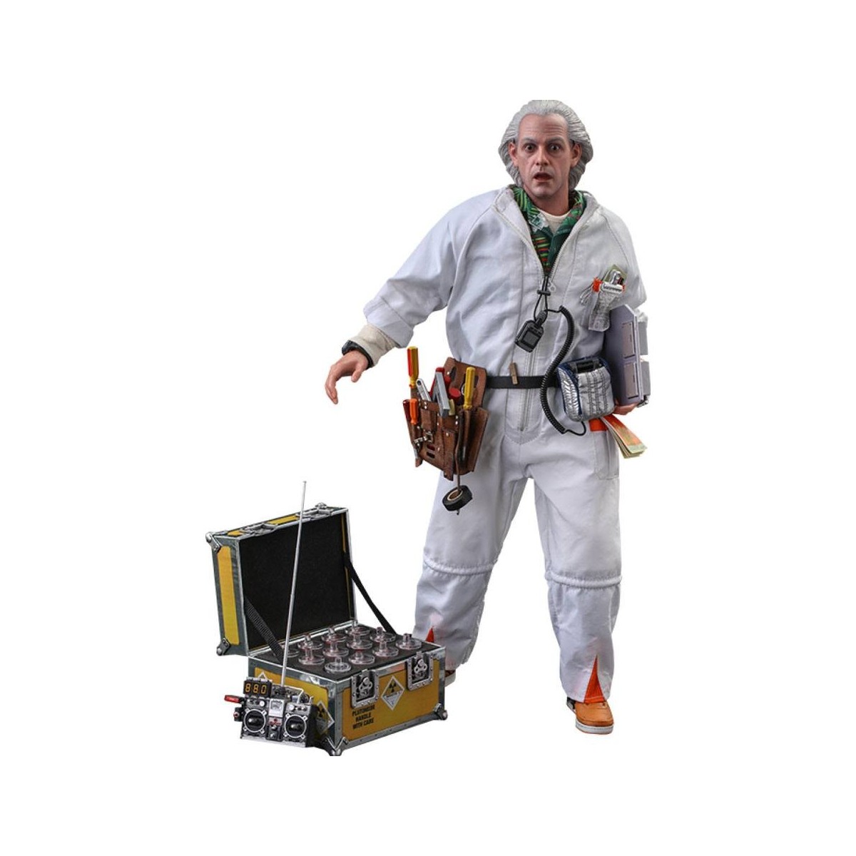 Hot Toys Regreso al Futuro Doc Brown Versión Deluxe 1/6