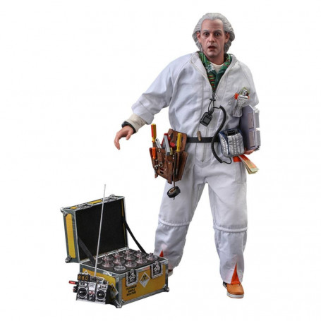 Hot Toys Regreso al Futuro Doc Brown Versión Deluxe 1/6