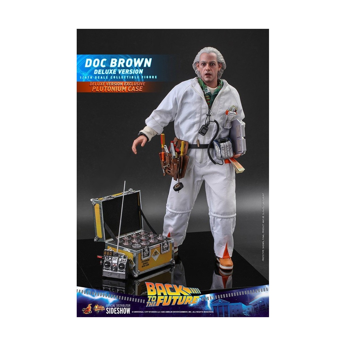 Hot Toys Regreso al Futuro Doc Brown Versión Deluxe 1/6