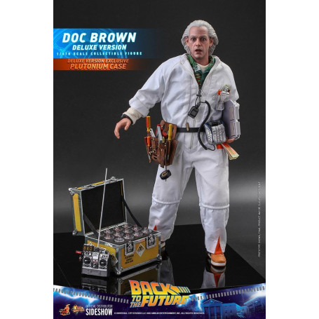 Hot Toys Regreso al Futuro Doc Brown Versión Deluxe 1/6