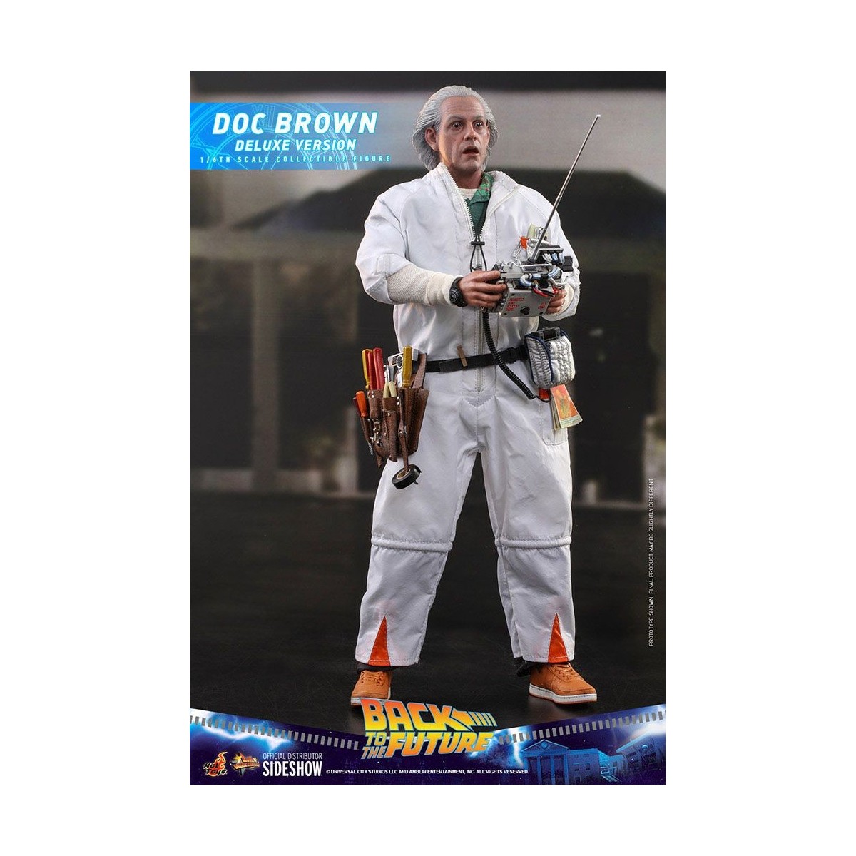 Hot Toys Regreso al Futuro Doc Brown Versión Deluxe 1/6