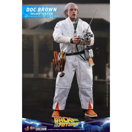 Hot Toys Regreso al Futuro Doc Brown Versión Deluxe 1/6