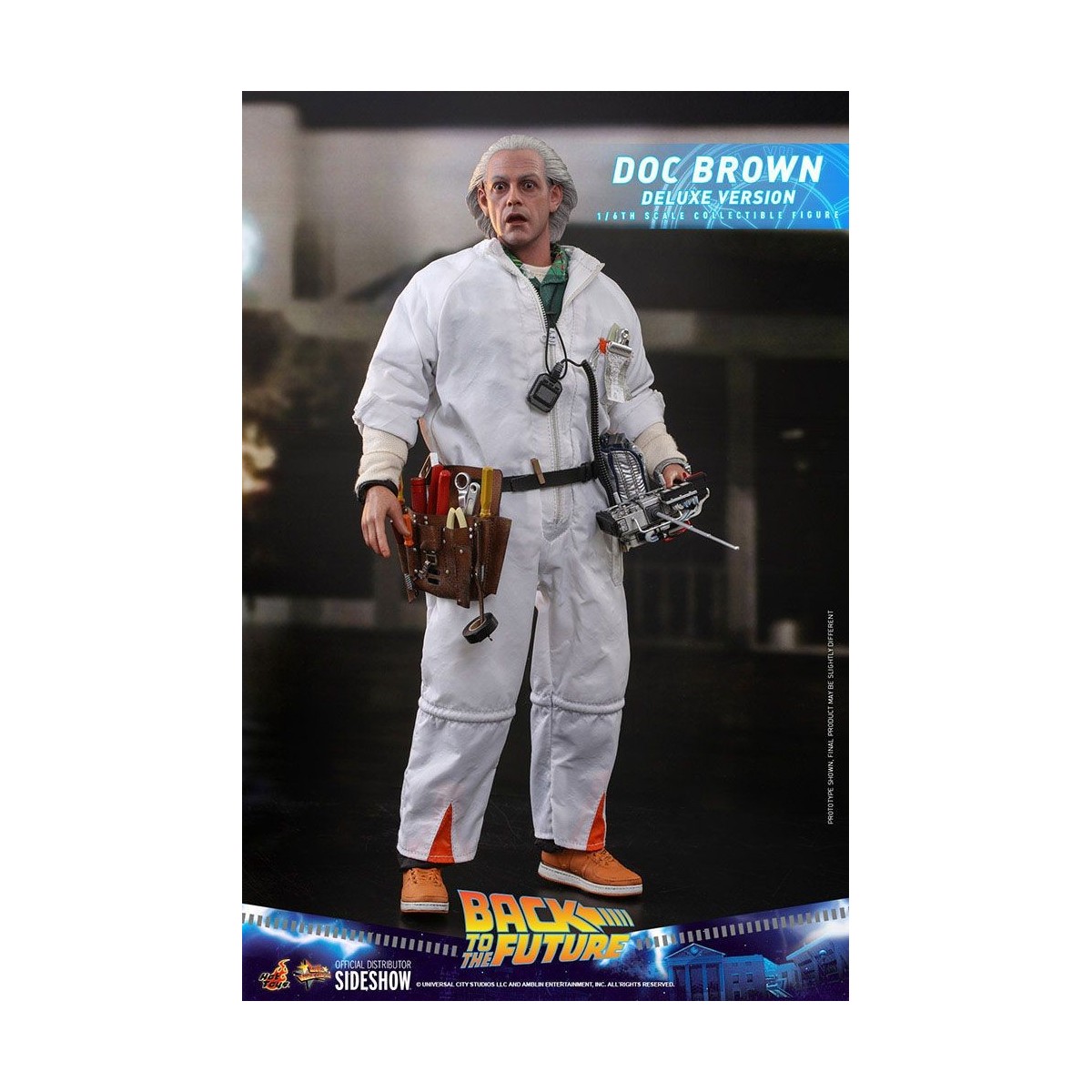 Hot Toys Regreso al Futuro Doc Brown Versión Deluxe 1/6