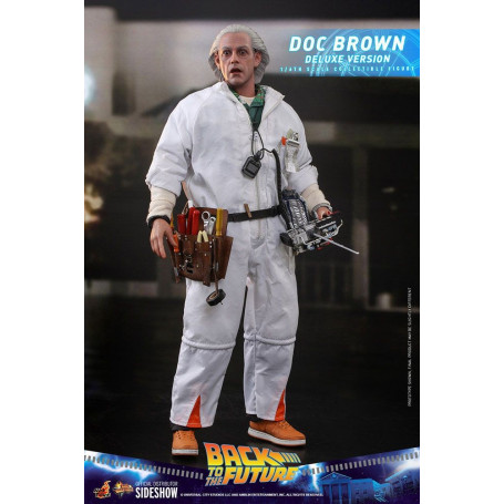 Hot Toys Regreso al Futuro Doc Brown Versión Deluxe 1/6