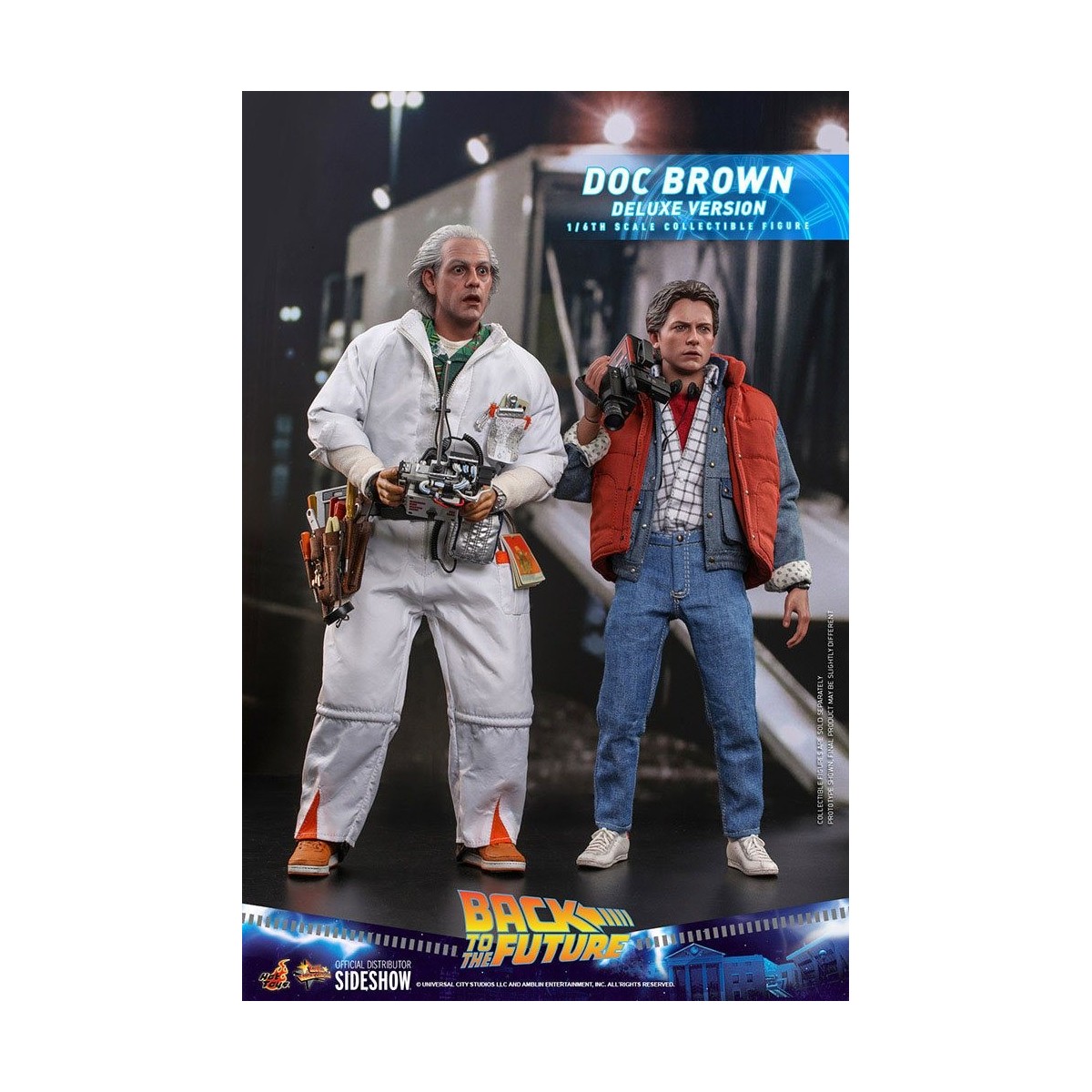 Hot Toys Regreso al Futuro Doc Brown Versión Deluxe 1/6