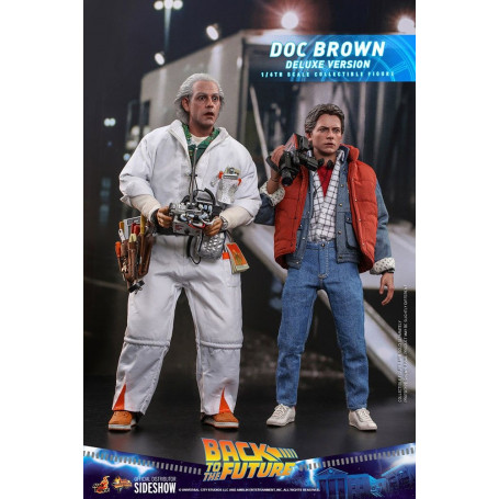 Hot Toys Regreso al Futuro Doc Brown Versión Deluxe 1/6