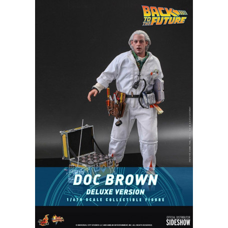 Hot Toys Regreso al Futuro Doc Brown Versión Deluxe 1/6