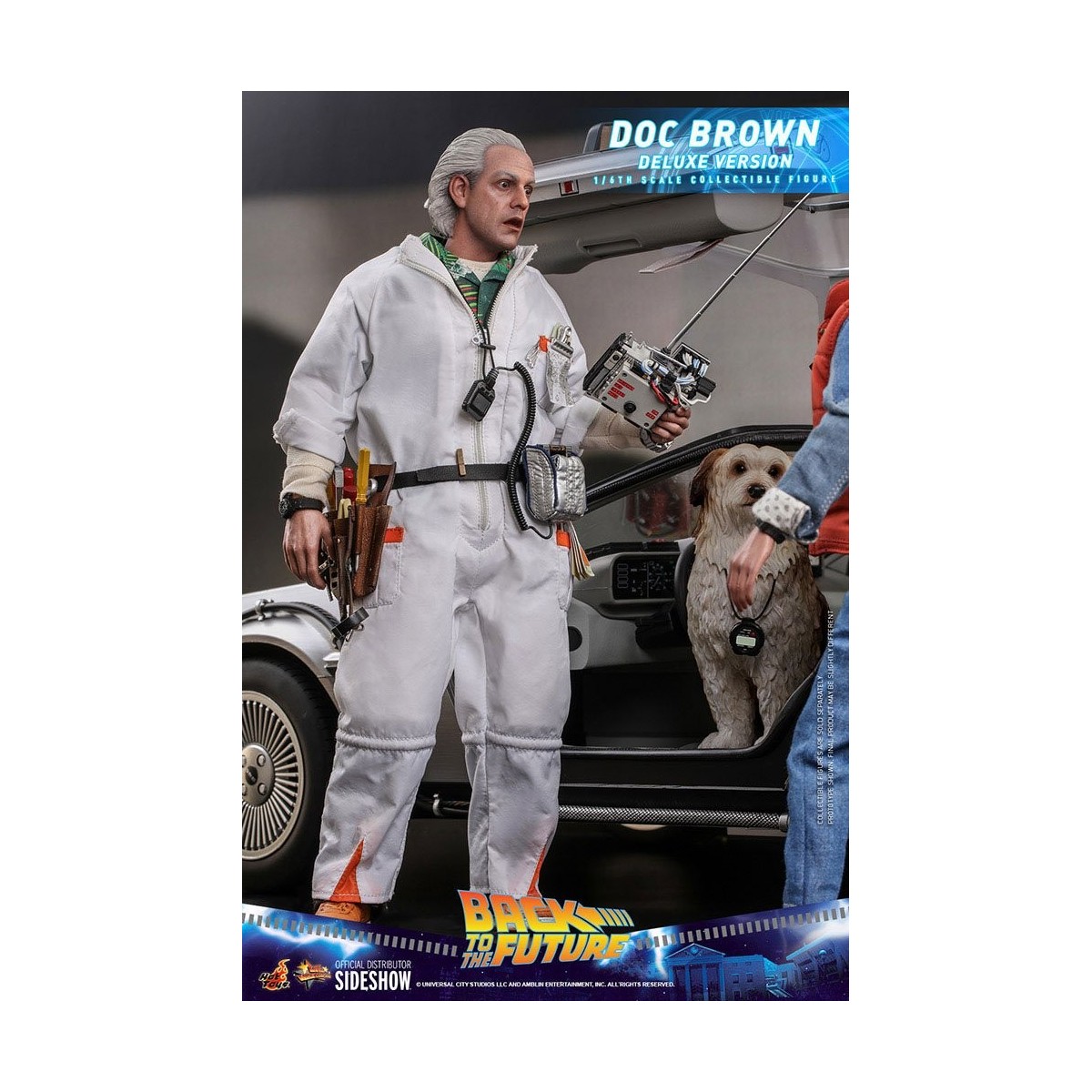Hot Toys Regreso al Futuro Doc Brown Versión Deluxe 1/6