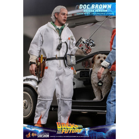 Hot Toys Regreso al Futuro Doc Brown Versión Deluxe 1/6