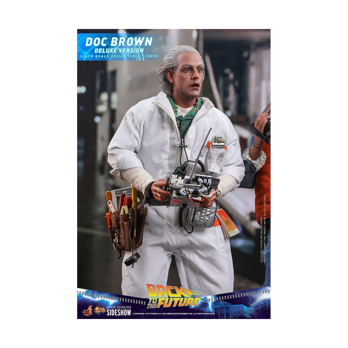 Hot Toys Regreso al Futuro Doc Brown Versión Deluxe 1/6