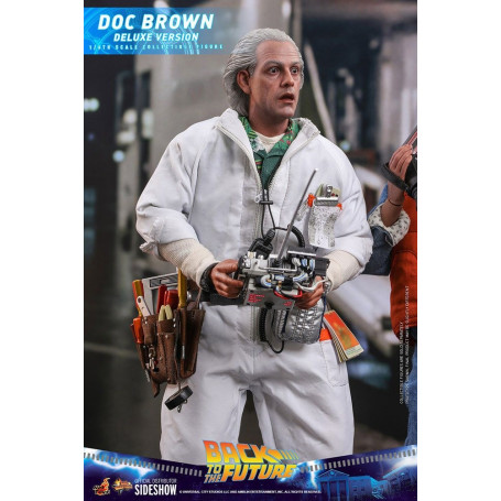 Hot Toys Regreso al Futuro Doc Brown Versión Deluxe 1/6