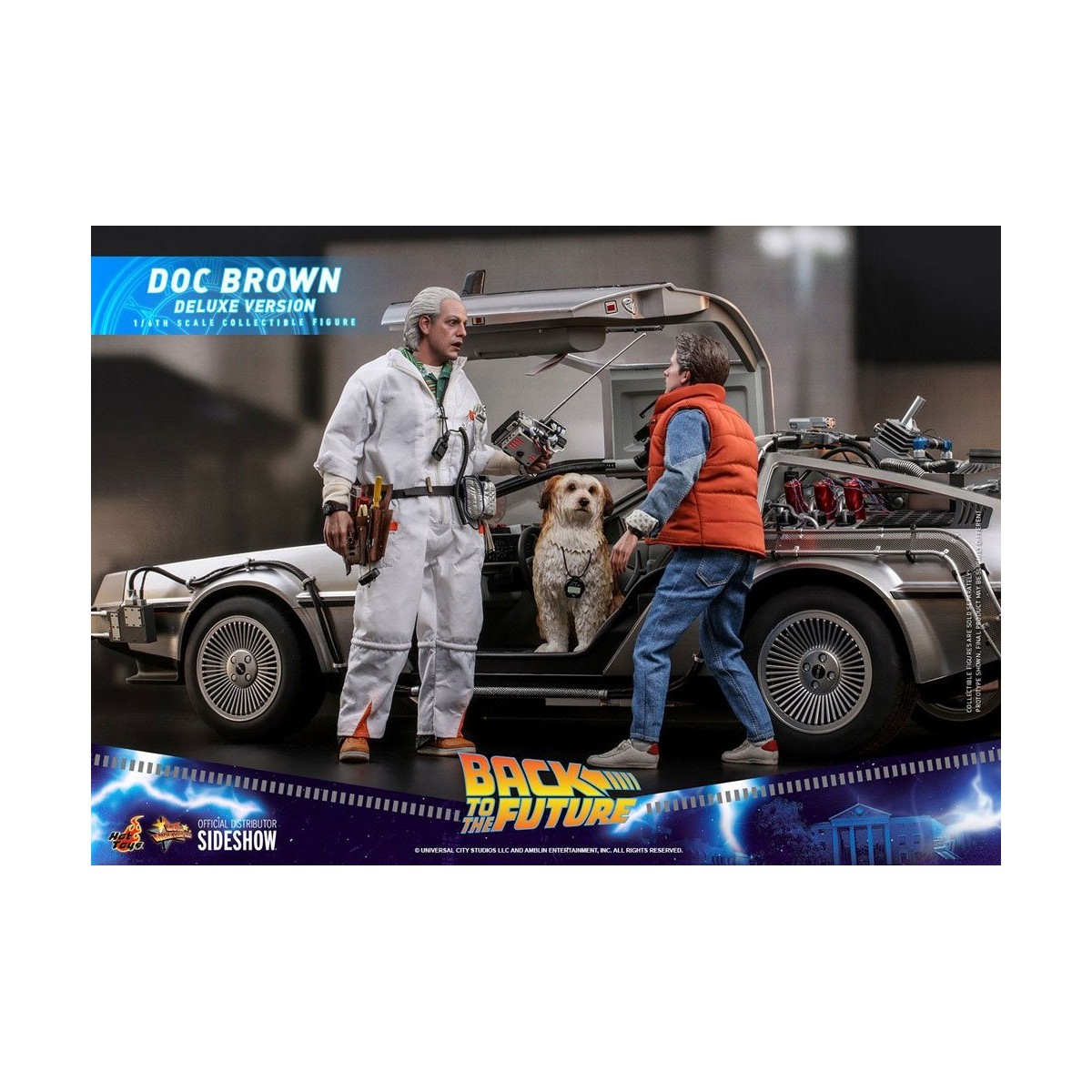 Hot Toys Regreso al Futuro Doc Brown Versión Deluxe 1/6